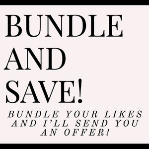 20% off -Bundle on likes and save!